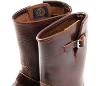 WABASH ENGINEER BOOTS / SHINKI HIKAKU HORSEBUTT DARK BROWN