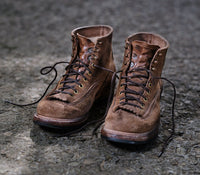 DONKEY PUNCHER BOOTS / HORWEEN LEATHER CXL NATURAL ROUGHOUT