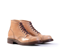 【PRE-ORDER 2025】WEBSITE EXCLUSIVE OFFER COMBAT BOOTS / SHINKI HIKAKU SHELL CORDOVAN NATURAL