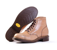 【PRE-ORDER 2025】WEBSITE EXCLUSIVE OFFER COMBAT BOOTS / SHINKI HIKAKU SHELL CORDOVAN NATURAL