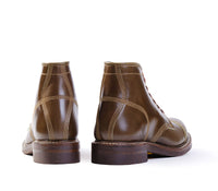 【PRE-ORDER 2025】WEBSITE EXCLUSIVE OFFER COMBAT BOOTS / SHINKI HIKAKU SHELL CORDOVAN OLIVE