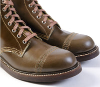 【PRE-ORDER 2025】WEBSITE EXCLUSIVE OFFER COMBAT BOOTS / SHINKI HIKAKU SHELL CORDOVAN OLIVE