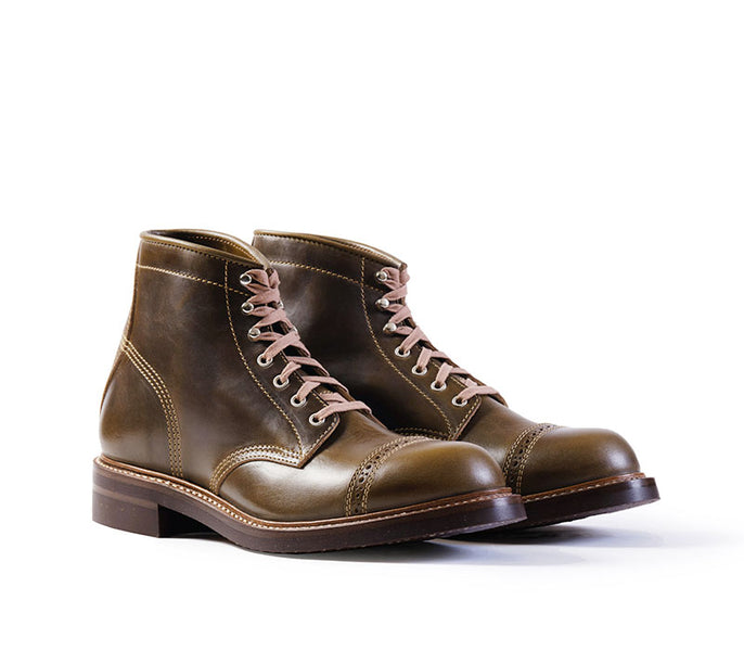 COMBAT BOOTS / HORWEEN LEATHER CXL DARK OLIVE