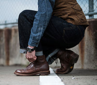 COMBAT BOOTS / HORWEEN LEATHER CXL TIMBER