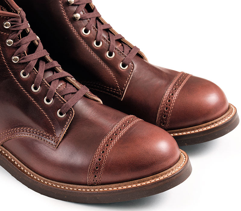 COMBAT BOOTS / HORWEEN LEATHER CXL TIMBER – John Lofgren Bootmaker