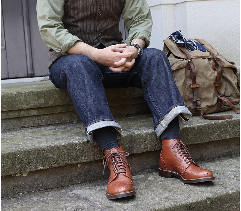 GLOVER BROGUES / CONCERIA 800 VACCHETTA CAMEL – John Lofgren Bootmaker