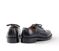 【PRE-ORDER 2025】USN LOW QUARTER SHOES / FRENCH CALFSKIN BLACK