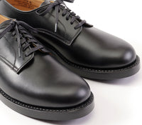 【PRE-ORDER 2025】USN LOW QUARTER SHOES / FRENCH CALFSKIN BLACK