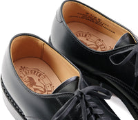 【PRE-ORDER 2025】USN LOW QUARTER SHOES / FRENCH CALFSKIN BLACK