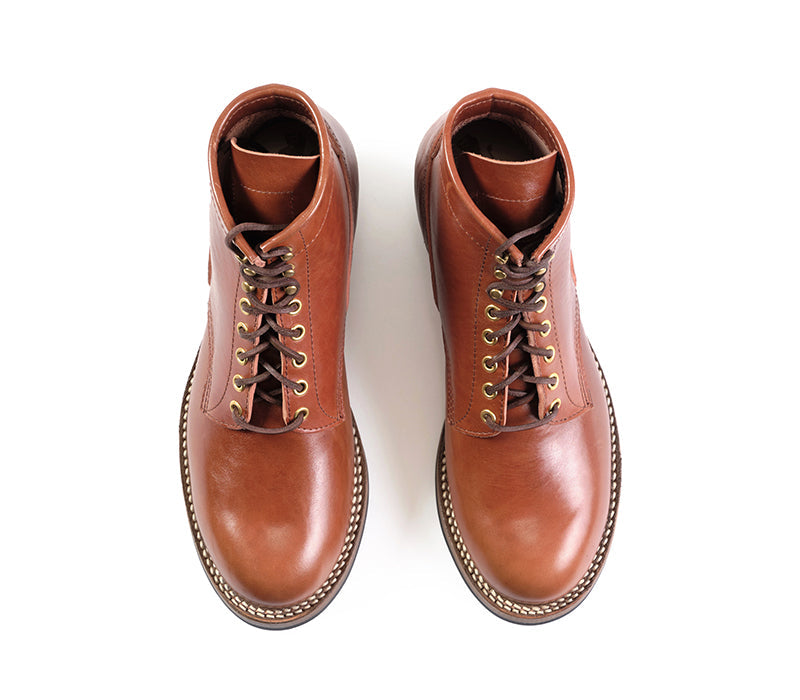 STEEL GANG BOOTS / SHINKI HIKAKU HORSEBUTT CAMEL – John