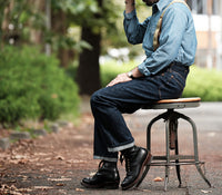 【PRE-ORDER】STEEL GANG SW BOOTS / BADALASSI CARLO / VEGETABLE TANNED LEATHER BLACK