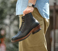 【PRE-ORDER】STEEL GANG SW BOOTS / BADALASSI CARLO / VEGETABLE TANNED LEATHER BLACK