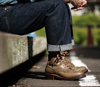 【PRE-ORDER】STEEL GANG SW BOOTS / BADALASSI CARLO / VEGETABLE TANNED LEATHER GRIGIO