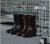 【PRE-ORDER 2025】WABASH ENGINEER BOOTS / SHINKI HIKAKU HORSEBUTT BLACK
