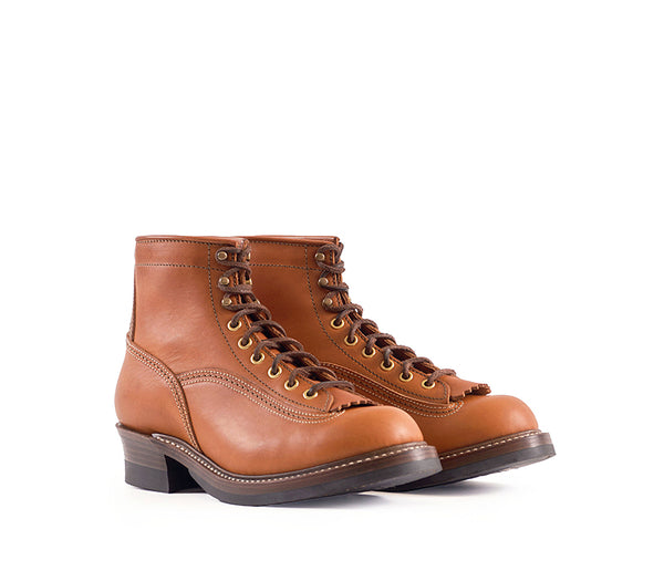 【PRE-ORDER 2024】DONKEY PUNCHER BOOTS / BADALASSI CARLO LEATHER COGNAC
