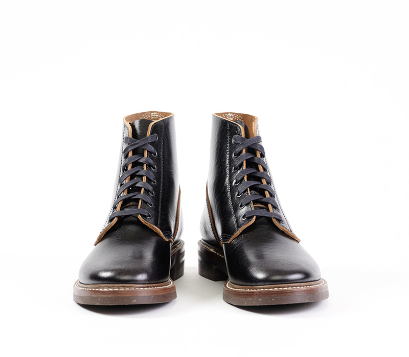 PRE-ORDER 2024】M-43 SERVICE SHOES SHINKI HIKAKU BLACK TEA-CORE HO – John  Lofgren Bootmaker