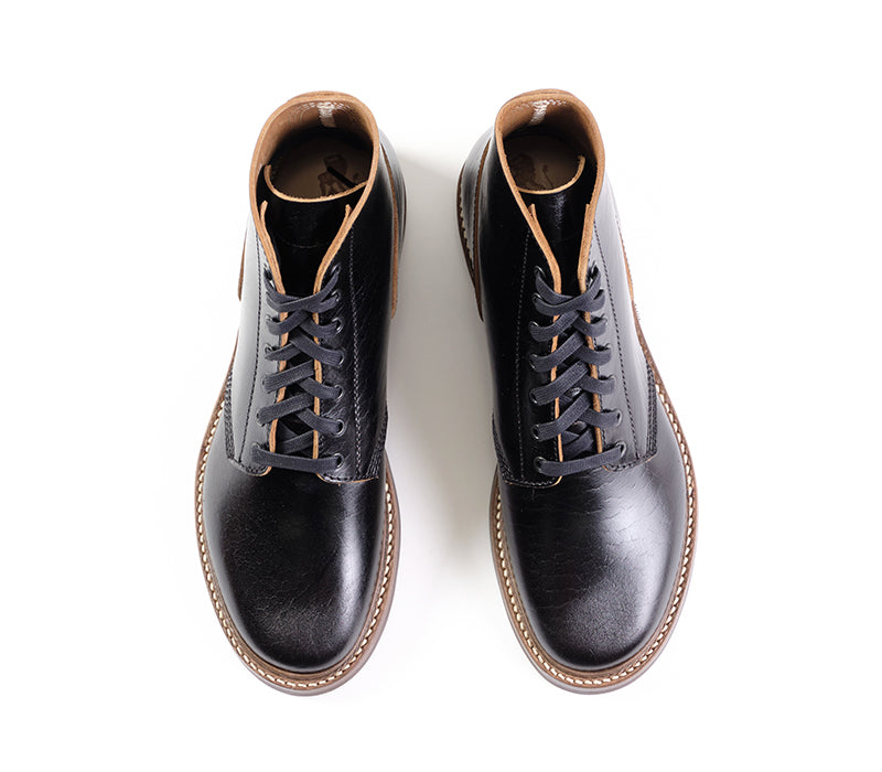 M-43 SERVICE SHOES / SHINKI HIKAKU BLACK / TEA-CORE HORSEBUTT