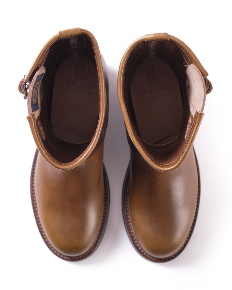 CHRISTMAS 2026 LIMITED EDITION / WABASH ENGINEER BOOTS / HORWEEN LEATHER CXL / NATURAL ROUGHOUT x DARK OLIVE