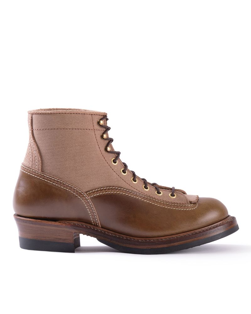 CHRISTMAS 2026 LIMITED EDITION / DONKEY PUNCHER BOOTS / HORWEEN LEATHER CXL NATURAL ROUGHOUT x DARK OLIVE