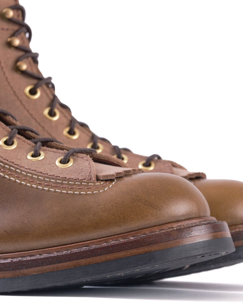 CHRISTMAS 2026 LIMITED EDITION / DONKEY PUNCHER BOOTS / HORWEEN LEATHER CXL NATURAL ROUGHOUT x DARK OLIVE