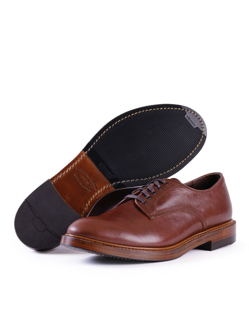 【PRE-ORDER】WAYFARER DERBY SHOES / SHINKI HIKAKU HORSEHIDE BROWN