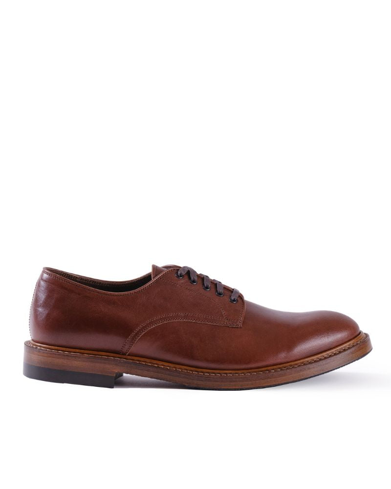 【PRE-ORDER】WAYFARER DERBY SHOES / SHINKI HIKAKU HORSEHIDE BROWN