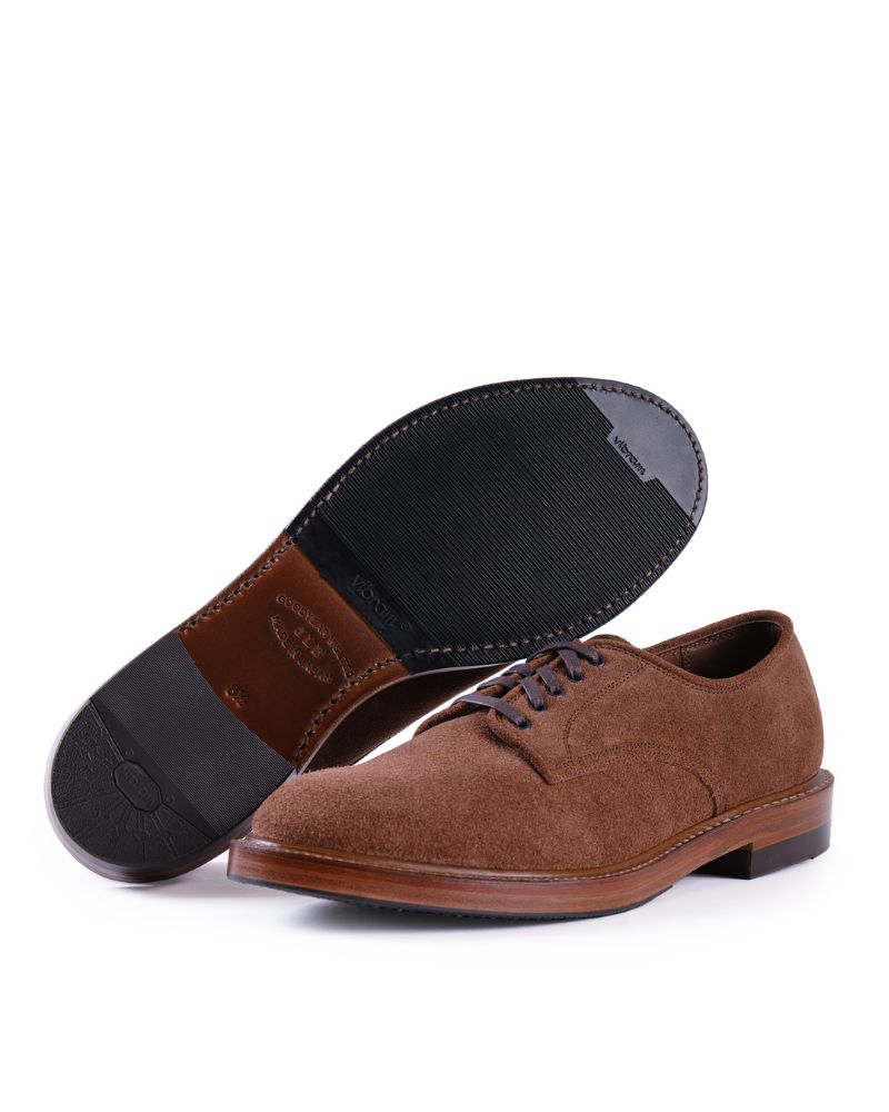 【PRE-ORDER】WAYFARER DERBY SHOES / JAPANESE SUEDE SADDLE BROWN
