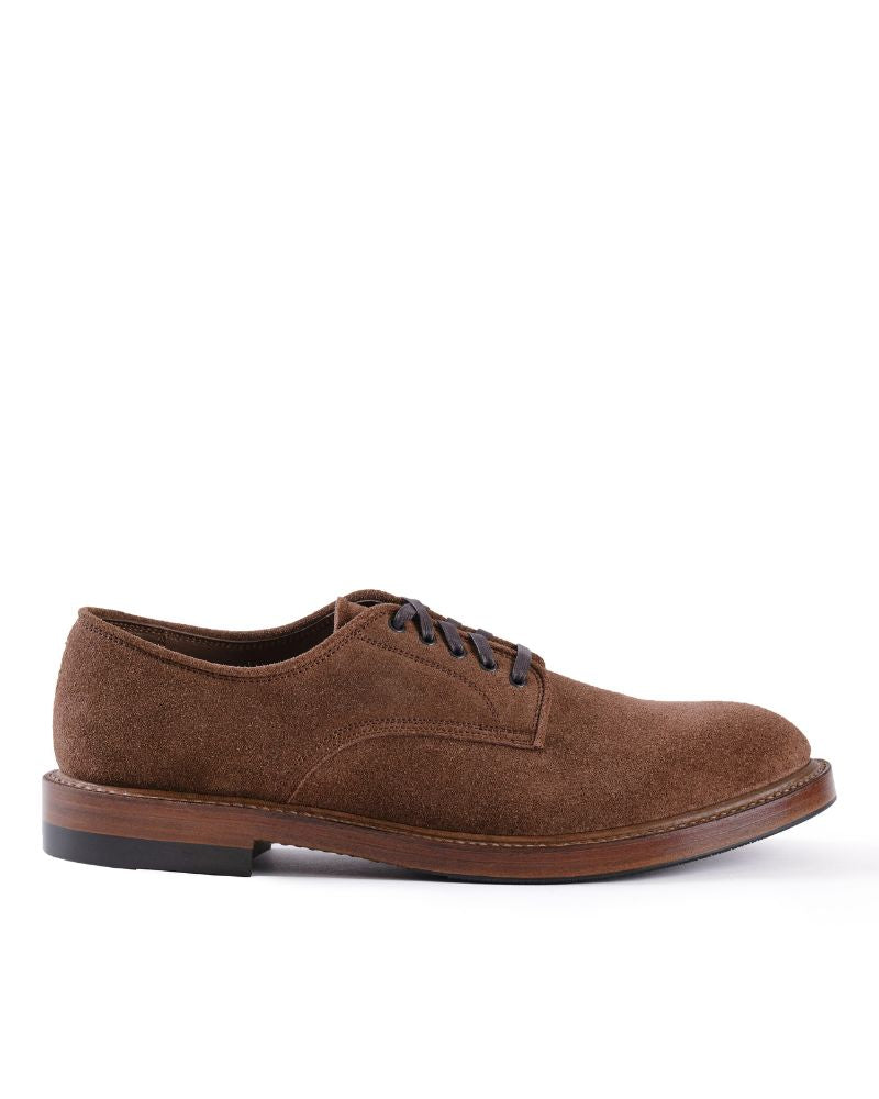【PRE-ORDER】WAYFARER DERBY SHOES / JAPANESE SUEDE SADDLE BROWN