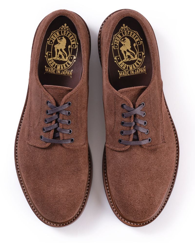 【PRE-ORDER】WAYFARER DERBY SHOES / JAPANESE SUEDE SADDLE BROWN