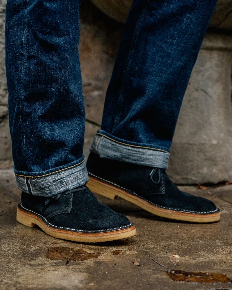 【PRE-ORDER】MILITARY DESERT BOOTS / JAPANESE SUEDE BLACK