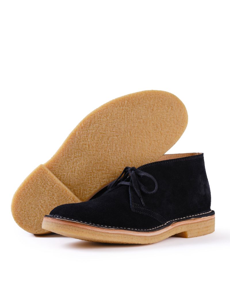 【PRE-ORDER】MILITARY DESERT BOOTS / JAPANESE SUEDE BLACK