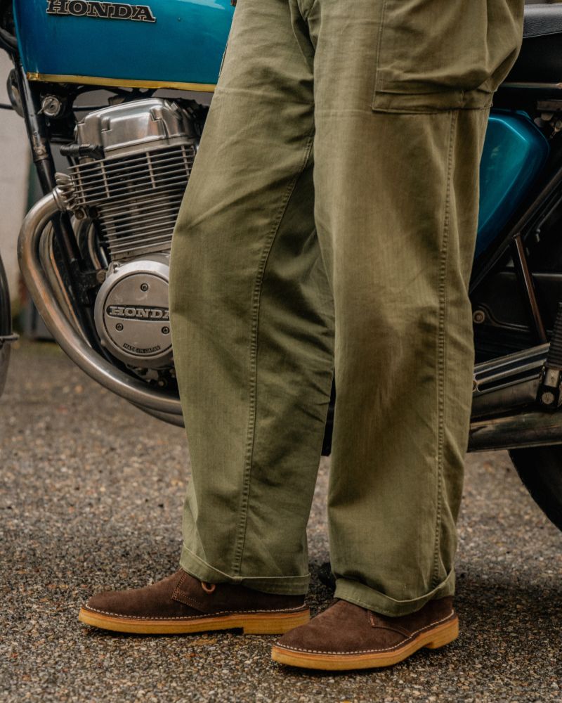 【PRE-ORDER】MILITARY DESERT BOOTS / JAPANESE SUEDE DARK BROWN