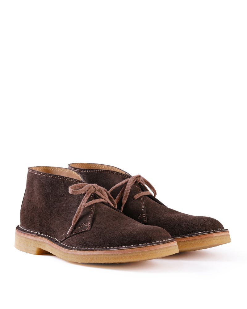 【PRE-ORDER】MILITARY DESERT BOOTS / JAPANESE SUEDE DARK BROWN