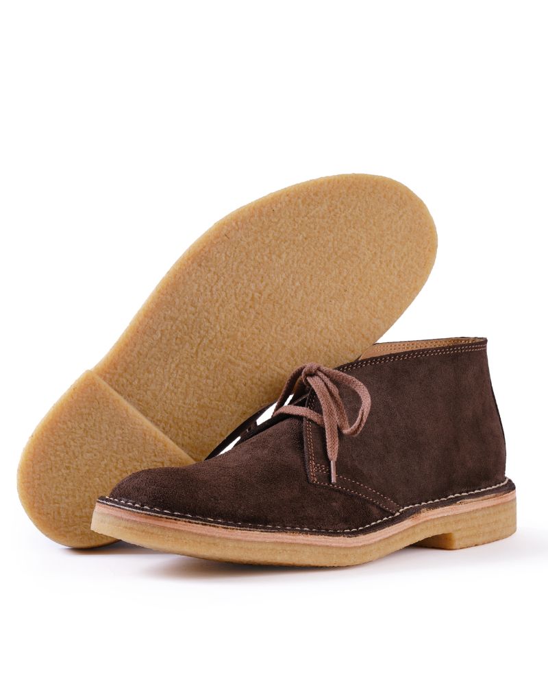 【PRE-ORDER】MILITARY DESERT BOOTS / JAPANESE SUEDE DARK BROWN