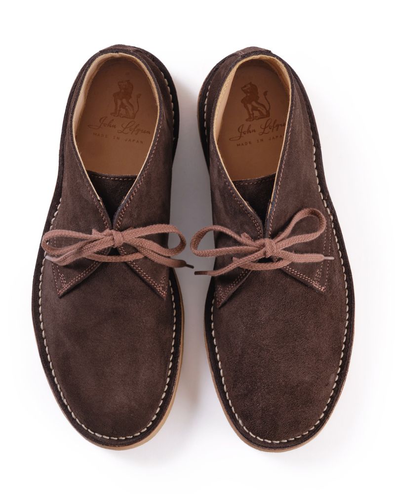 【PRE-ORDER】MILITARY DESERT BOOTS / JAPANESE SUEDE DARK BROWN