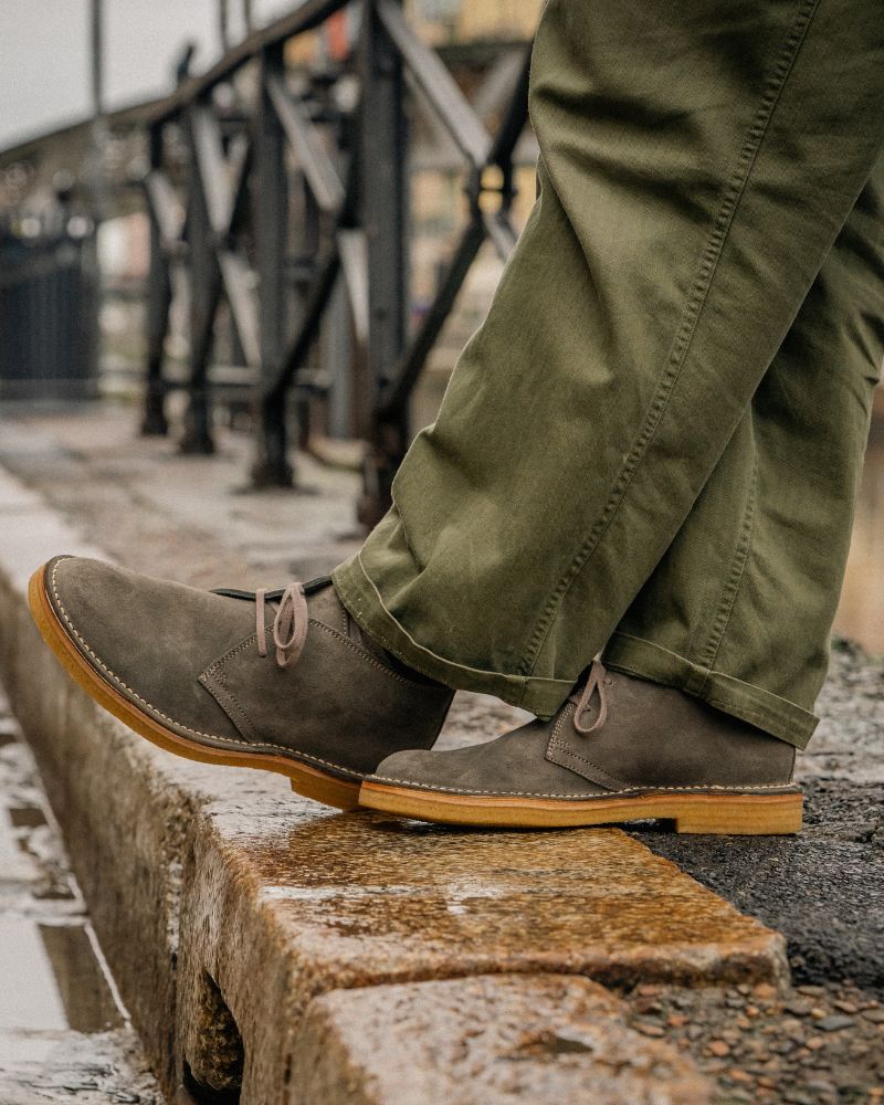 【PRE-ORDER】MILITARY DESERT BOOTS / JAPANESE SUEDE GRAY