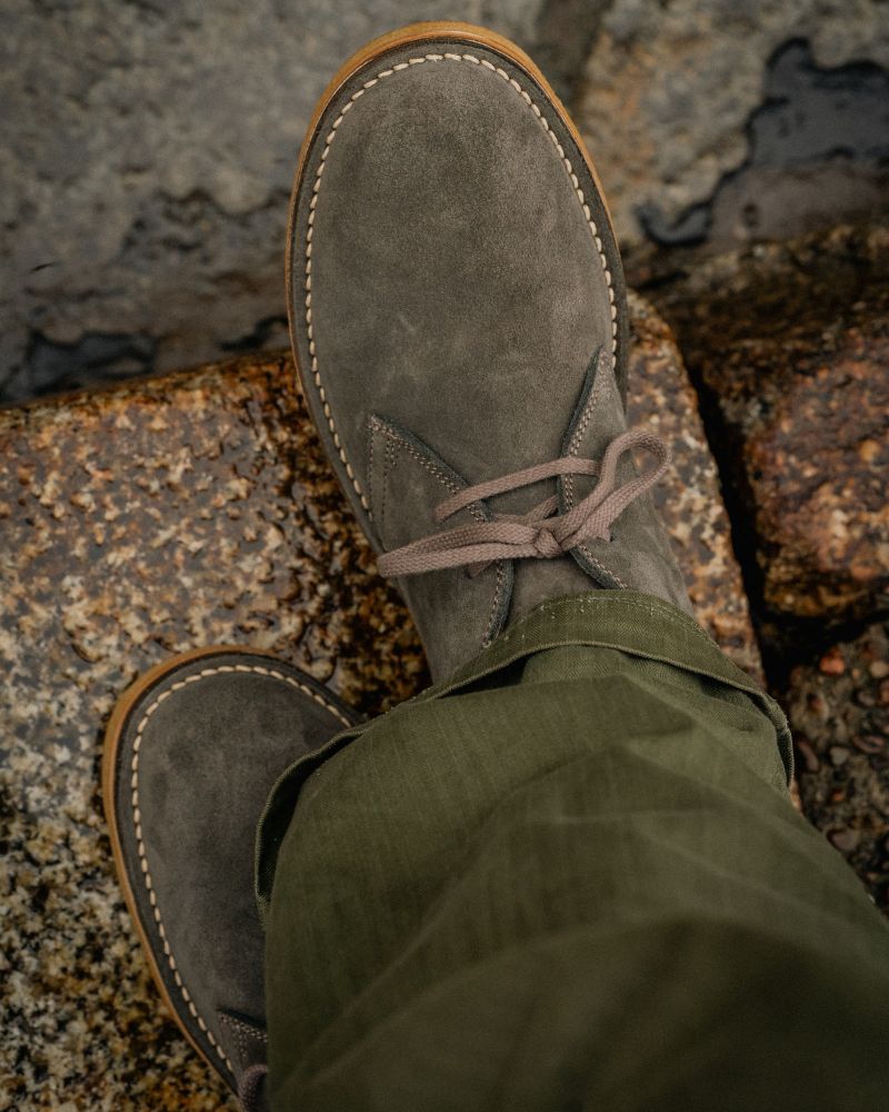 【PRE-ORDER】MILITARY DESERT BOOTS / JAPANESE SUEDE GRAY