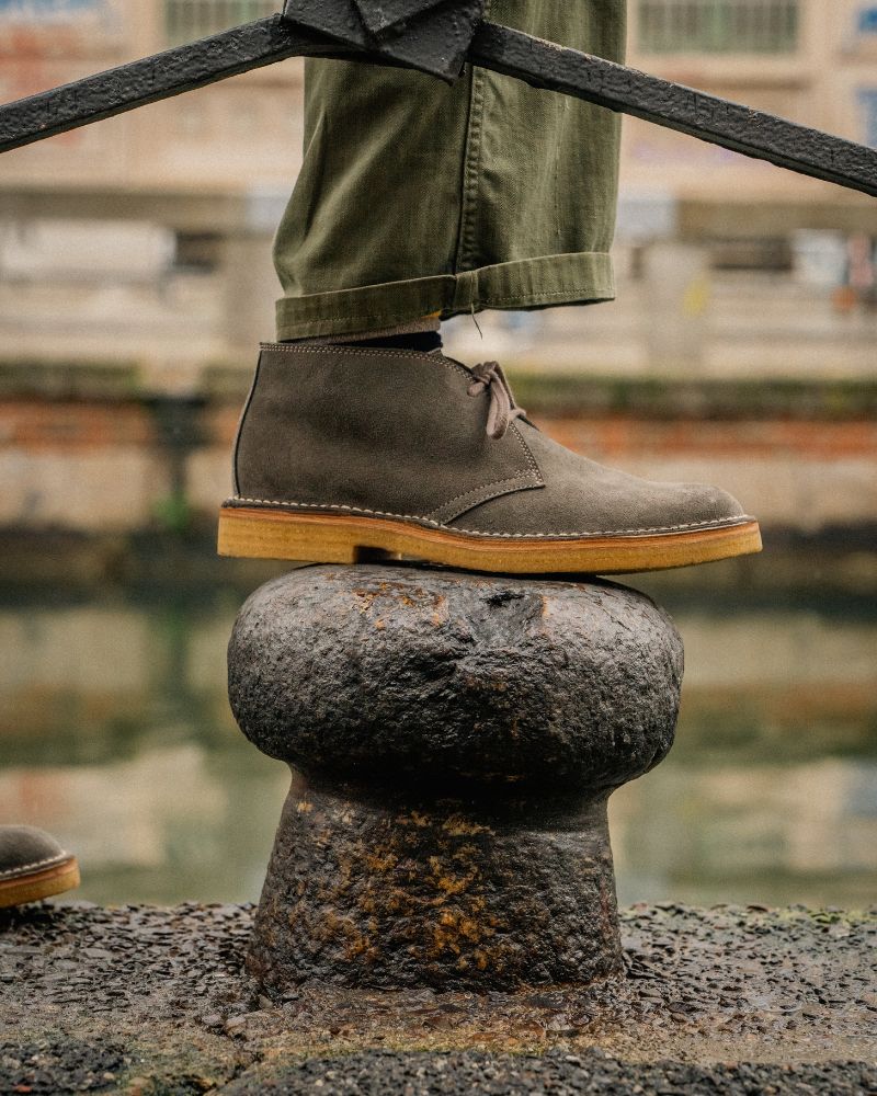 【PRE-ORDER】MILITARY DESERT BOOTS / JAPANESE SUEDE GRAY