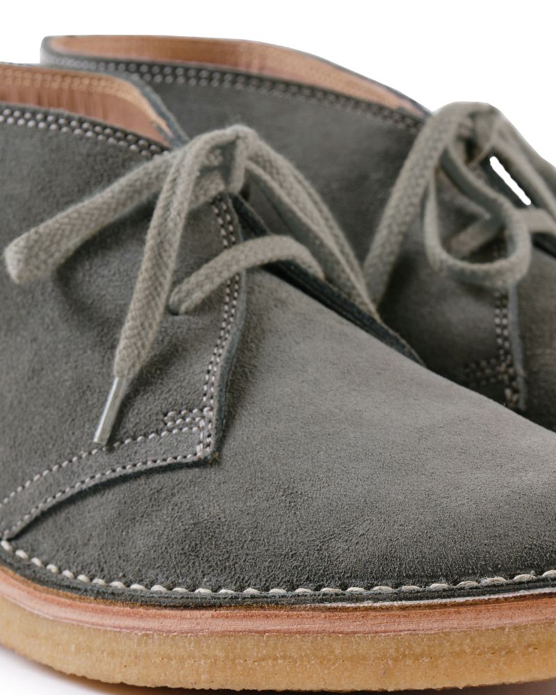 【PRE-ORDER】MILITARY DESERT BOOTS / JAPANESE SUEDE GRAY
