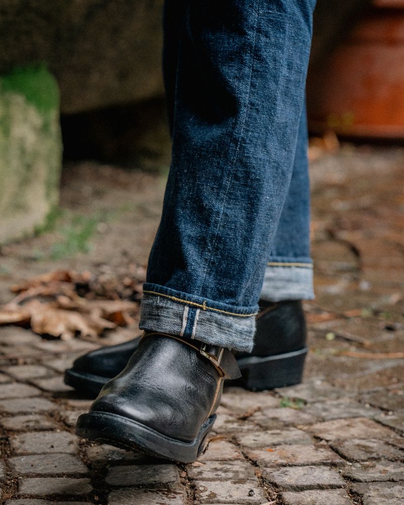 【PRE-ORDER】RAILMASTER ENGINEER BOOTS / SHINKI HIKAKU HORSEBUTT BLACK