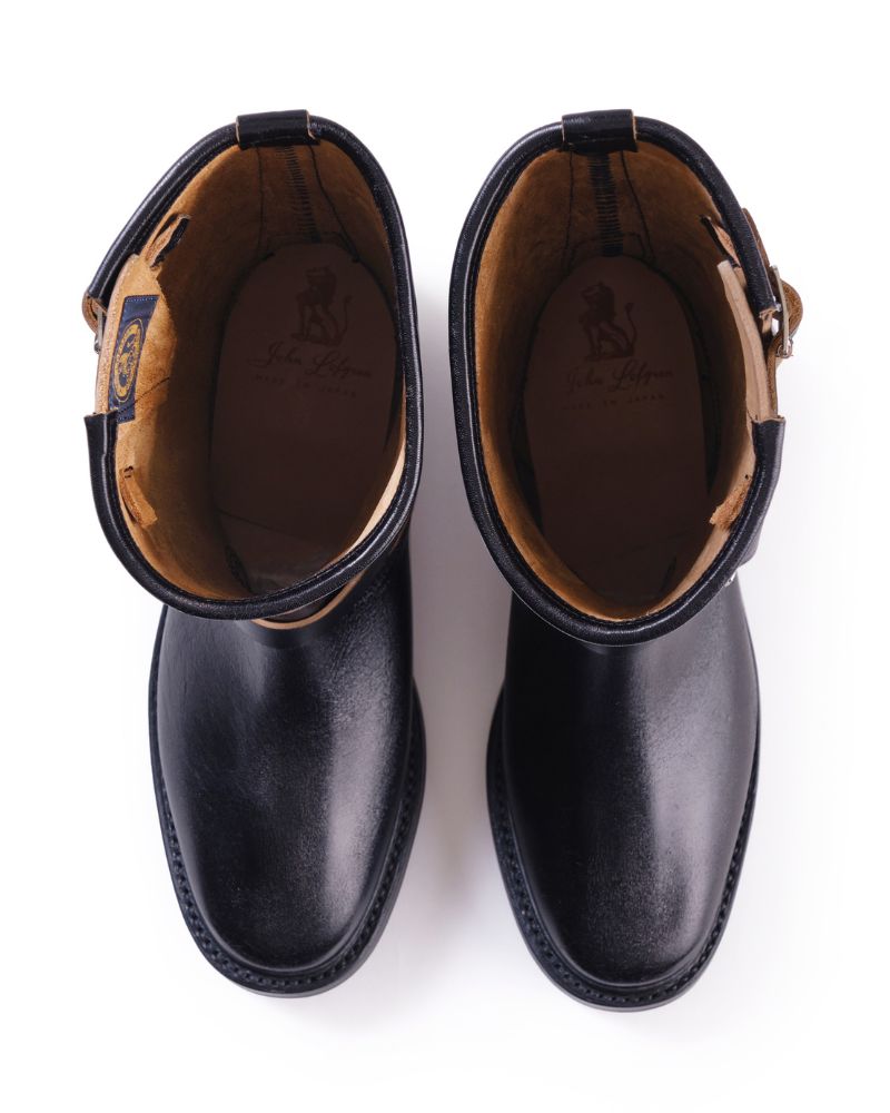 【PRE-ORDER】RAILMASTER ENGINEER BOOTS / SHINKI HIKAKU HORSEBUTT BLACK
