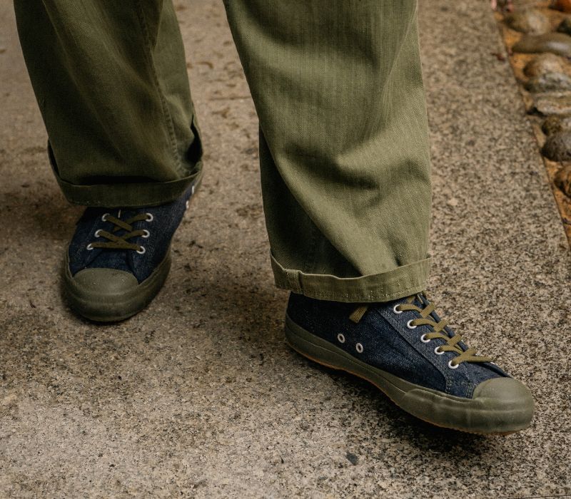 【完売商品】ジョン ロフグレン CHAMPION SNEAKERS COLLABORATION SNEAKER FOR CHARITY / INDIGO