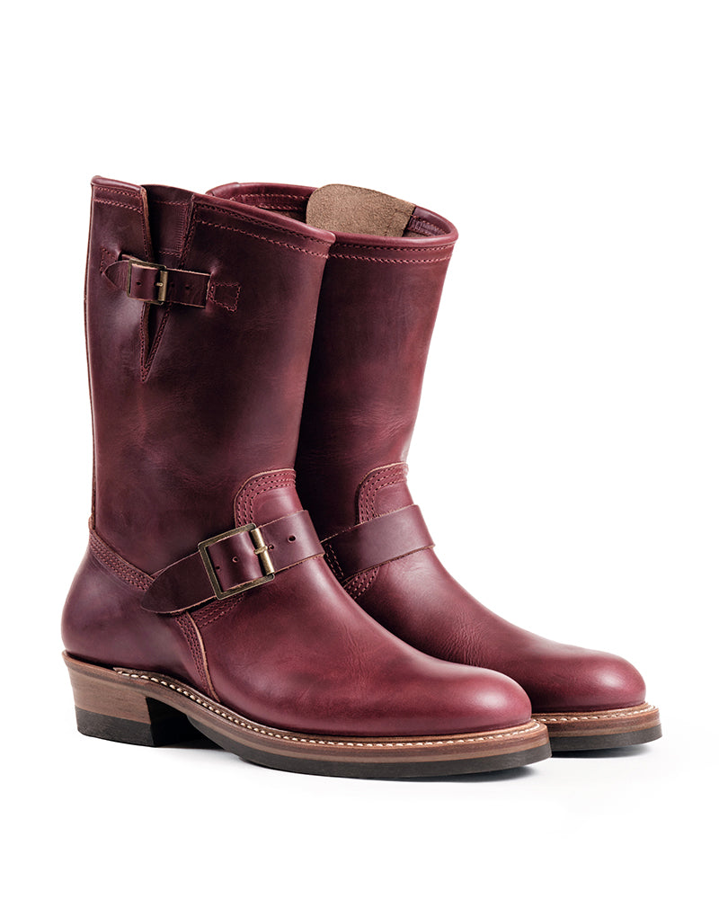 WABASH ENGINEER BOOTS / HORWEEN LEATHER CXL BURGUNDY