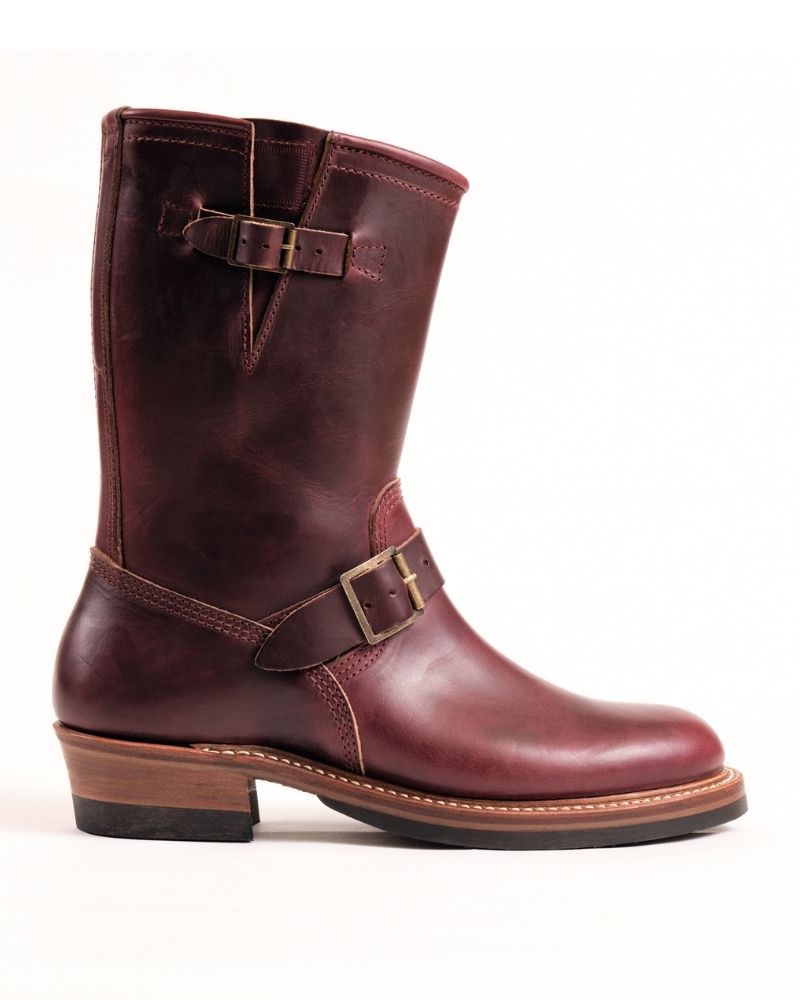 H by Hudson エイチバイ ハドソン 24.5エンジニアブーツ PRE-ORDER】WABASH ENGINEER BOOTS / HORWEEN LEATHER CXL BURGUNDY