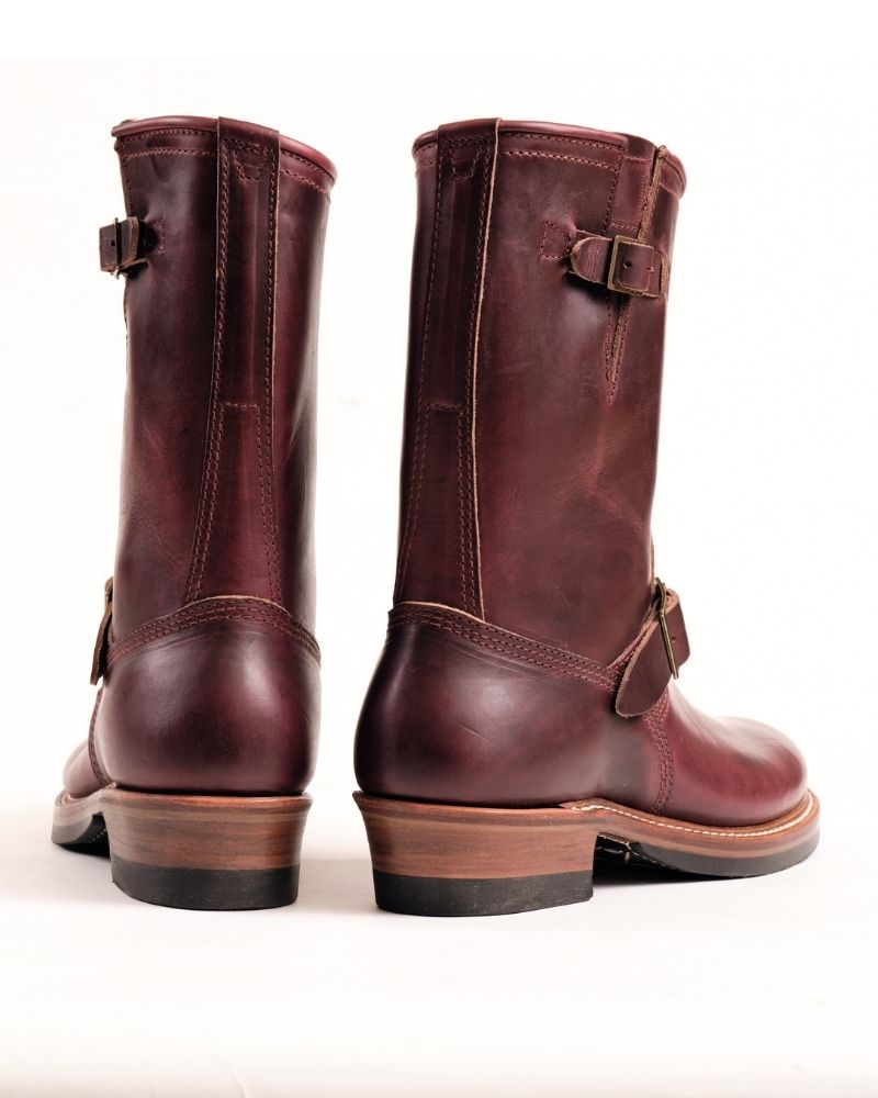 WABASH ENGINEER BOOTS / HORWEEN LEATHER CXL BURGUNDY