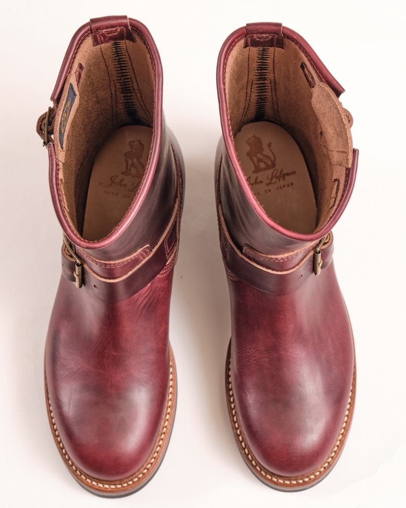WABASH ENGINEER BOOTS / HORWEEN LEATHER CXL BURGUNDY