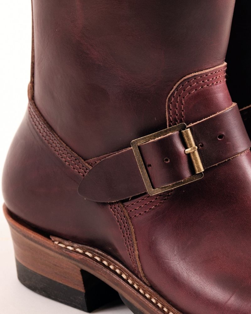 WABASH ENGINEER BOOTS / HORWEEN LEATHER CXL BURGUNDY