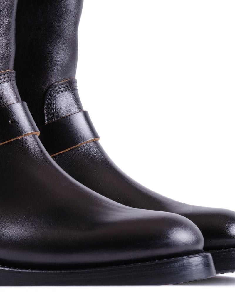 WABASH ENGINEER BOOTS / SHINKI HIKAKU HORSEBUTT BLACK