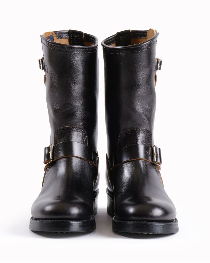WABASH ENGINEER BOOTS / SHINKI HIKAKU HORSEBUTT BLACK