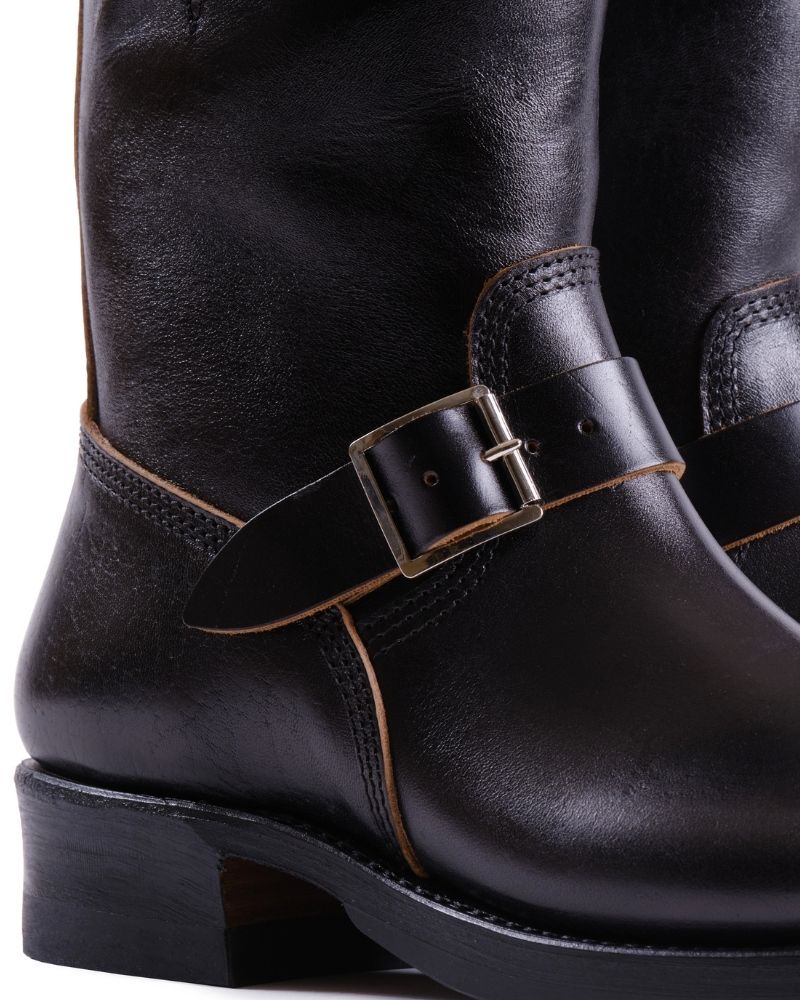WABASH ENGINEER BOOTS / SHINKI HIKAKU HORSEBUTT BLACK